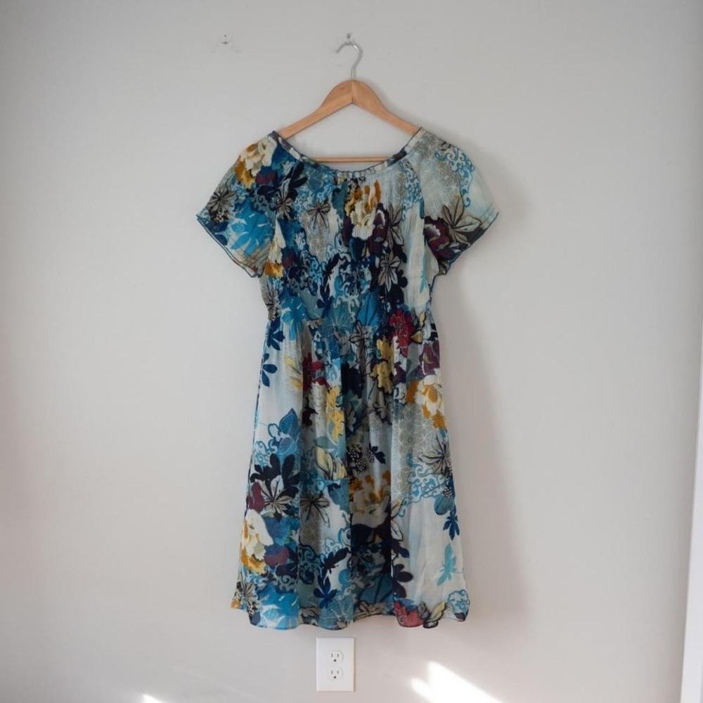 Y2K Sunny Leigh Flowery Dress - Picture 4 of 5